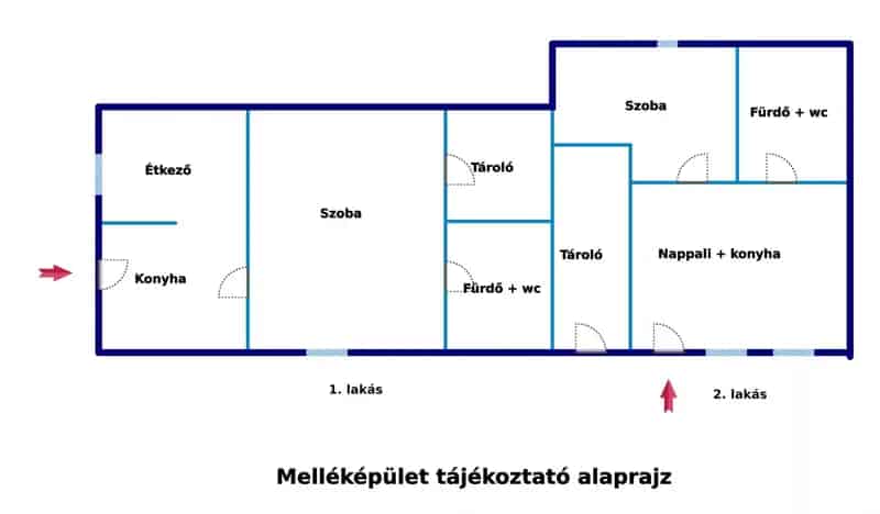 TÁGAS CSALÁDI HÁZ MEDENCÉVEL BÓKAYTELEPEN