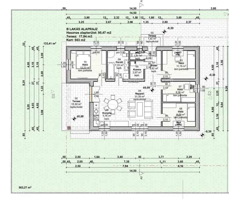 96 nm-es új építésű ikerház eladó Kiskunlacházán