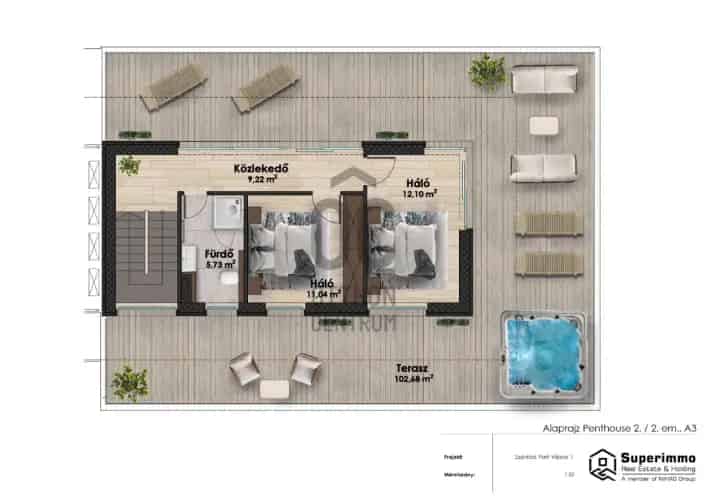 Szántód Luxus Újépítésű Apartman Panorámás Terasszal