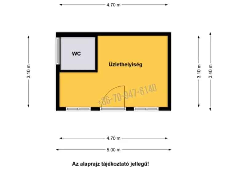 Eladó Üzlethelyiség Sarkad Városközpontjában