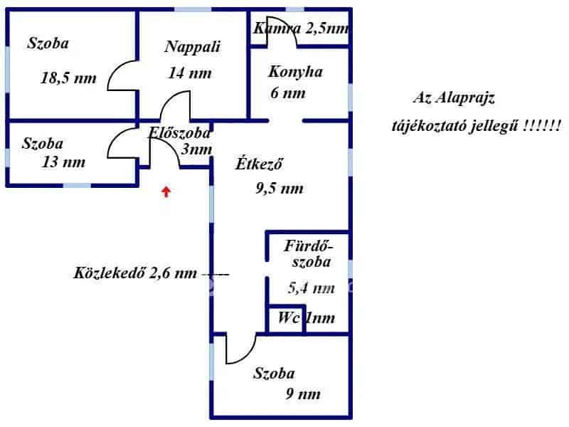 Karcagi családi ház eladó - 84 5 nm - felújított