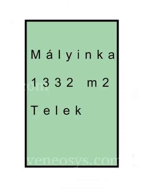 Mályinka 1332 m2 építési telek eladó