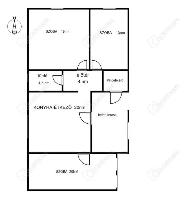 Csörnyeföldi családi ház eladó - 80m² felújított ház