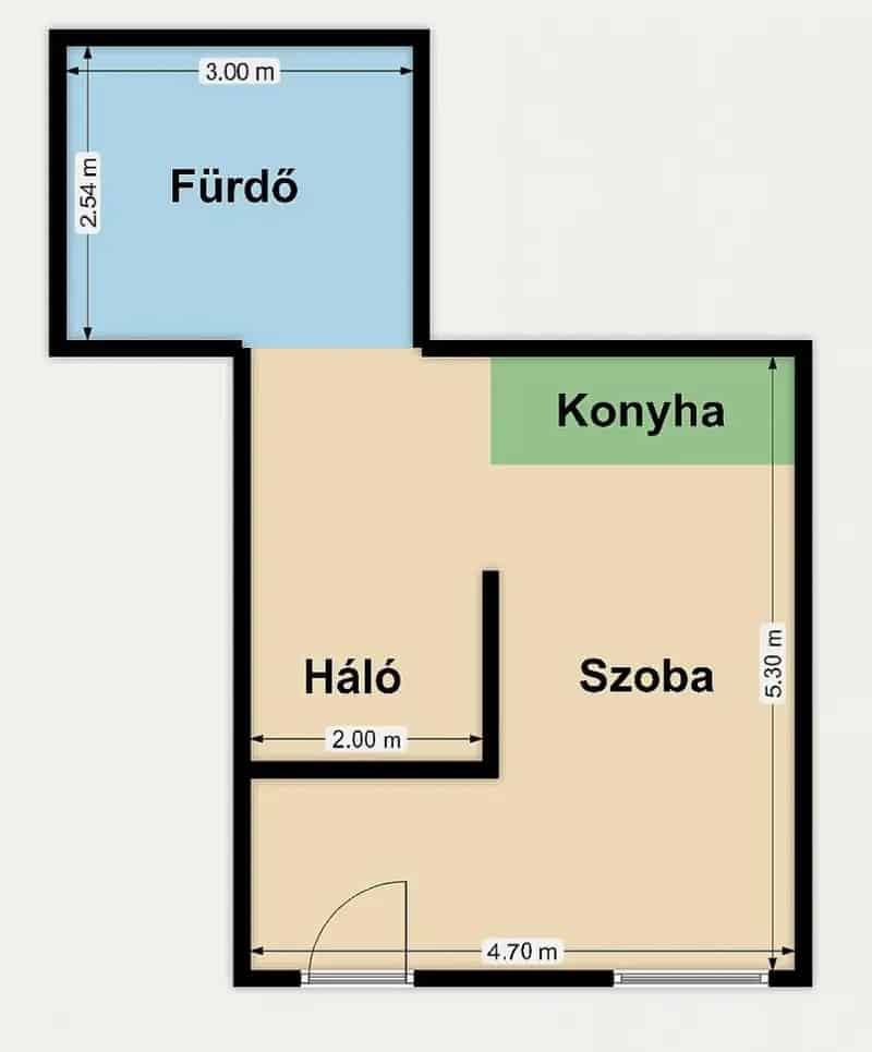 Felújított 32 nm-es szuterén lakás a VI kerületben