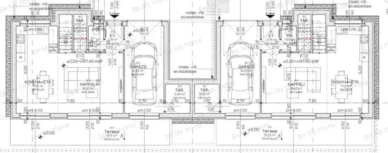 Ürömhegy Panorámás Ikerházak 130m2 400m2 Kerttel