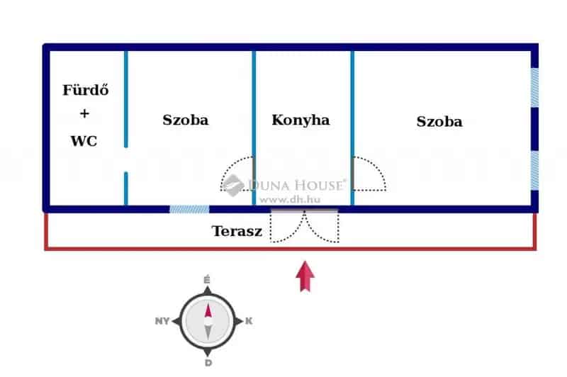 Felujítandó ház Hosszúhetényben csodás panorámával