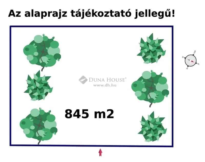 Szegedi zártkerti telek eladó - 845 m2 - csendes kertváros