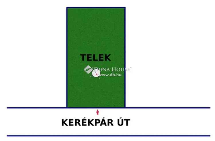 Eladó telek Cegléden 865 m2-es Lf-2 övezetben