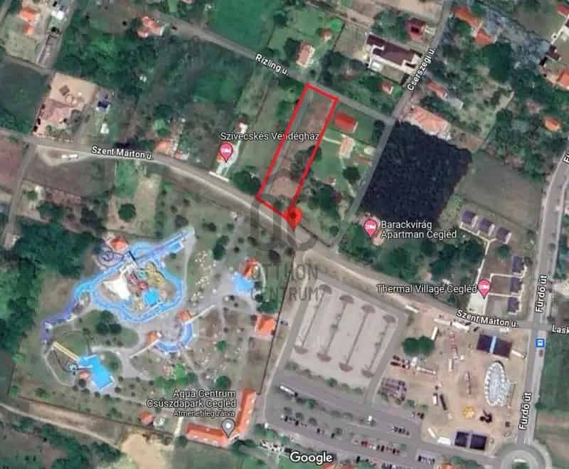 Ceglédi telek eladó 2452 nm Aquapark közelében
