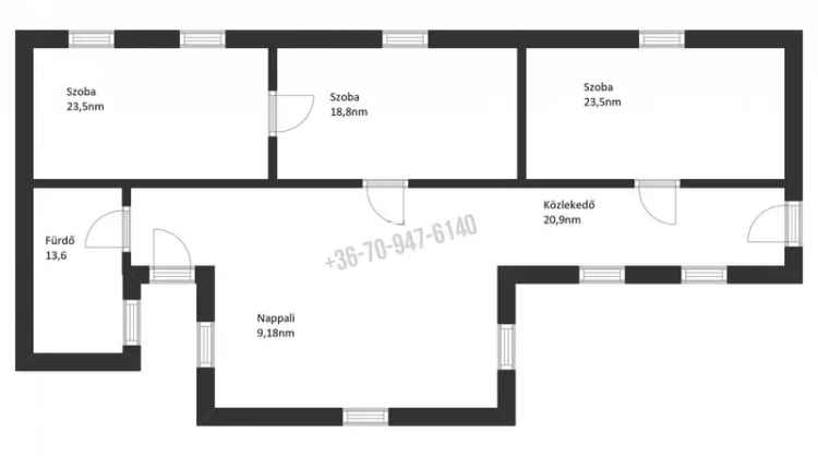 110 m² felújítandó családi ház Telekin nagy telken