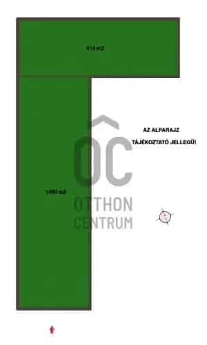 Tápióbicskei eladó telek 1864 m² - Gazdálkodásra és lakóház építésére alkalmas