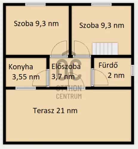 Tápiószentmártoni eladó nyaraló 49nm 2 fürdőszoba