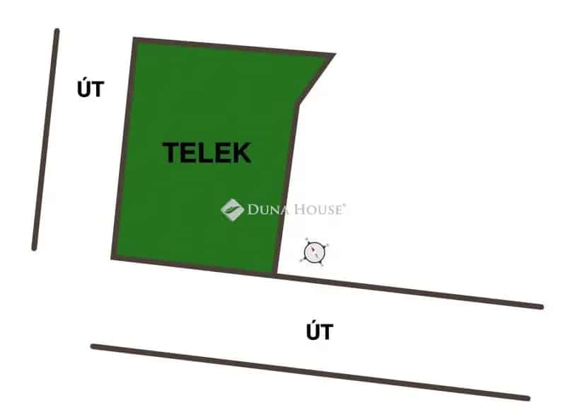 Cegléd Ötös-tó Sarki Telek Eladó 812 m2