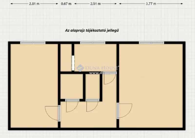 Hódmezővásárhely Susán 48 nm-es 2 szobás lakás eladó