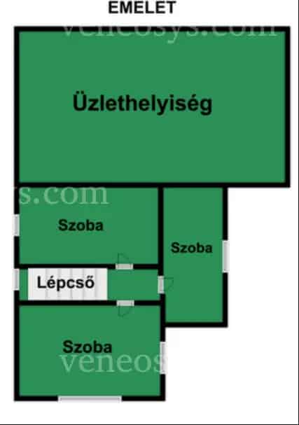 217 m2 Üzlethelyiség + 72 m2 Ház Kazincbarcika Közelében