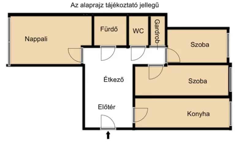 Felujitott 1 2 szoba Békásmegyeren 56 nm