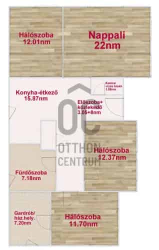Erdőkertesi eladó ikerház 102nm 4 szoba garázs