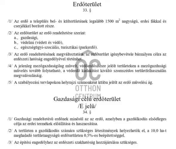 23 hektar Natura 2000 erdo elado Diosjeno