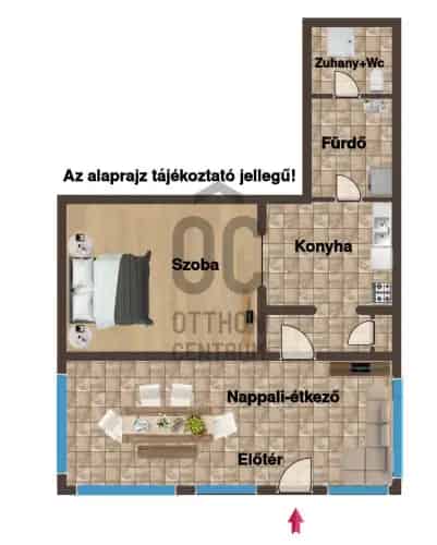 Bajóti eladó nyaraló - 65 nm, felújított, állandó lakhatásra alkalmas