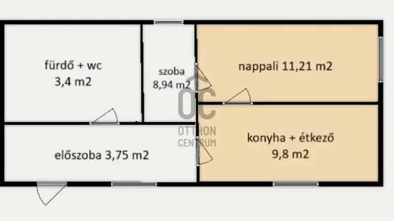 Albertirsa központi, felújított 37nm-es lakás eladó