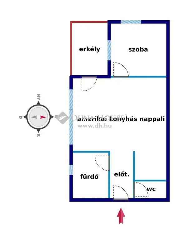Révfalu Erkélyes Kiadó Lakás Belváros Közelében
