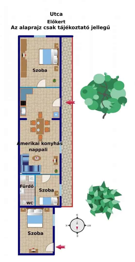 Tura Központ 69 19 nm-es Újszerű Ingatlan Eladó