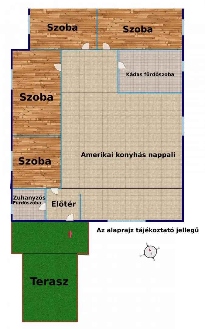 Csepeli családi ház eladó - felújított, kerttel, teraszos
