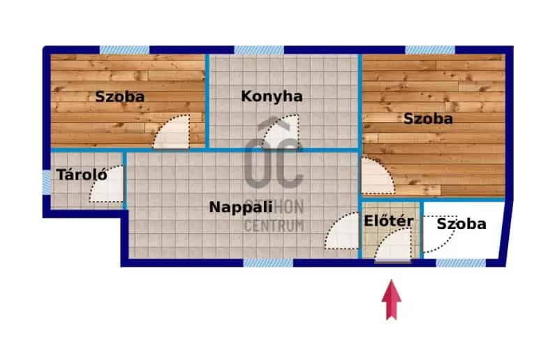 Lentii családi ház eladó felújítandó 75nm 3 szoba