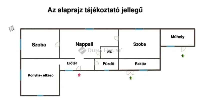 Eladó családi ház Izsákon - 75 nm - 2 szoba - CSOK+ Babaváró