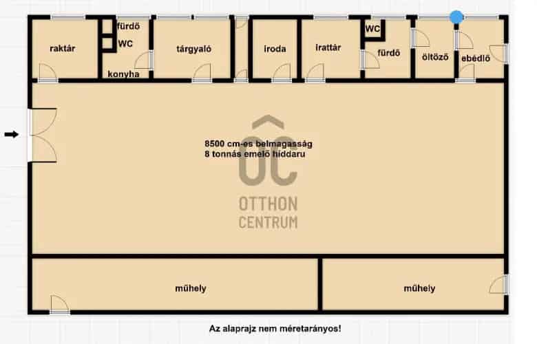 Horti Ipari Ingatlan Elado 7220 nm Telekkel