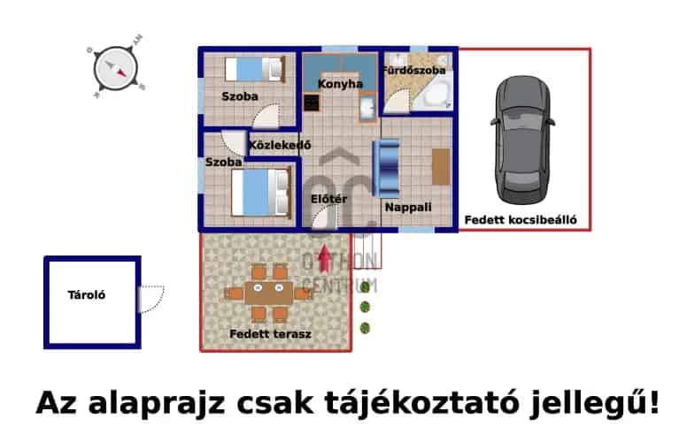 Tóalmási családi ház eladó - Medence, klíma, kamerarendszer