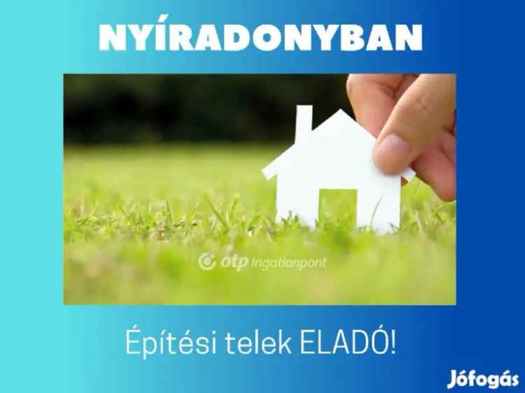 Nyíradonyi építési telek eladó 1063 m2