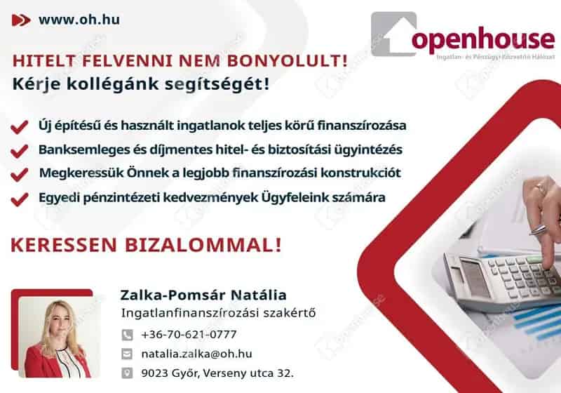 Győrújbarát családi ház eladó 55 nm 2 szoba