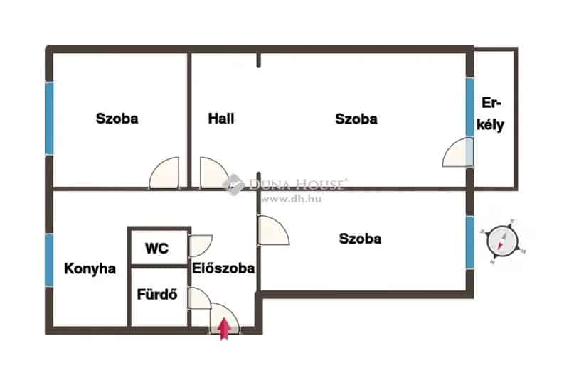 67 m2-es 3 szobás panel lakás eladó Budapesten