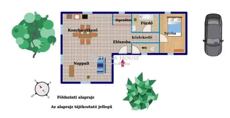 Balatonvilágoson 98 nm-es új építésű családi ház eladó