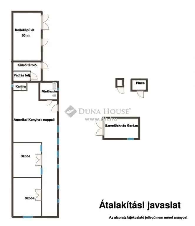 80nm-es Családi Ház Tamásiban Garázzsal es Melléképülettel