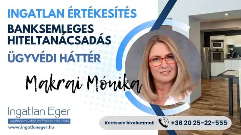 Eger 44m2-es Lakás eladó zárt udvarral CSOK+ hitel