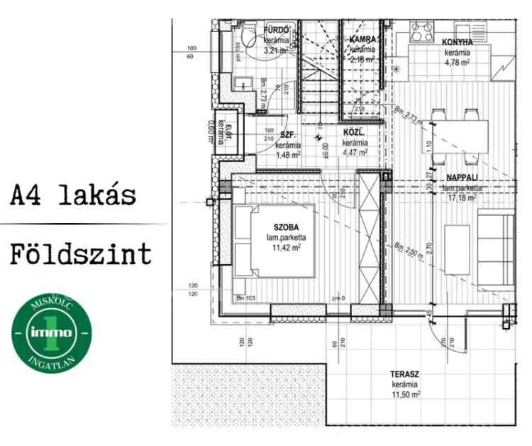 PANORÁMA LAKÓPARK - új építésű lakások Miskolcon! (ELADVA) - A4