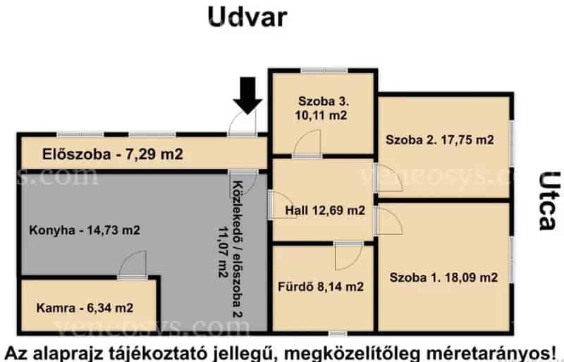 Felújítandó családi ház Kálban nagy telekkel