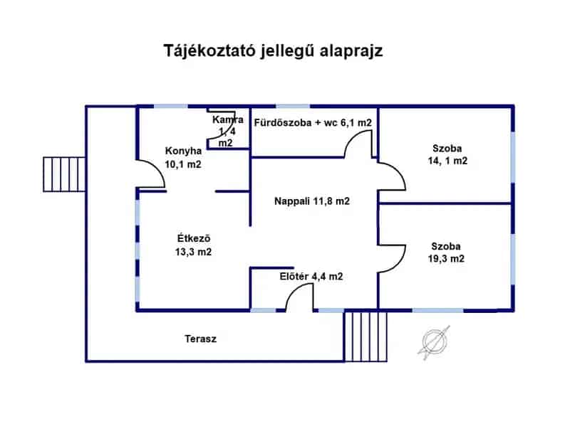 Felújított családi ház Újhartyánon eladó