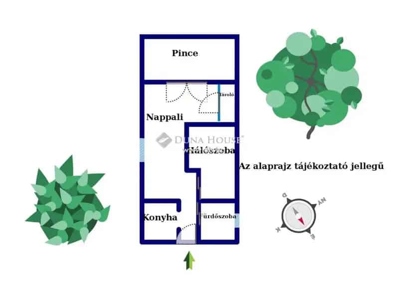 Újhegyi-dűlőn eladó felújítandó kisház