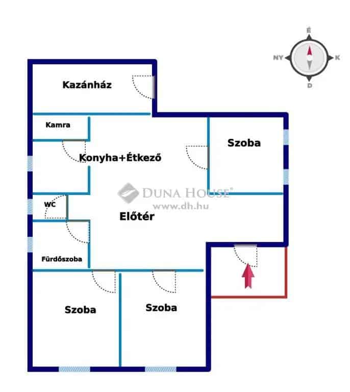 Gönci családi ház eladó - 122 nm nappali + 3 szoba