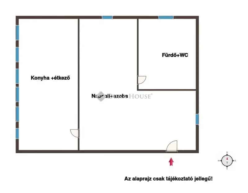 Váci zártkerti ház eladó - Szigetelt tégla házikó 3800nm-es telekkel