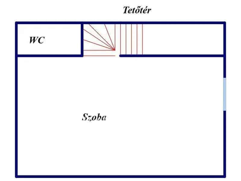 Magyarhertelend 60 nm-es 3 szintes nyaraló eladó