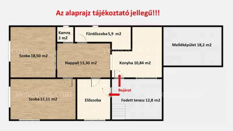 Tököl - 3 szobás családi ház 1003 nm-es telekkel