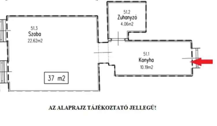 Duna Plaza kozeli 37m2-es 1 szobas galerias lakás elado