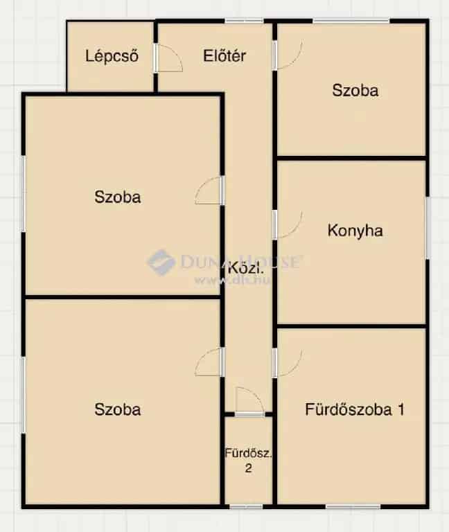 Tágas családi ház Miskolctapolcán az Ellipsum közelében
