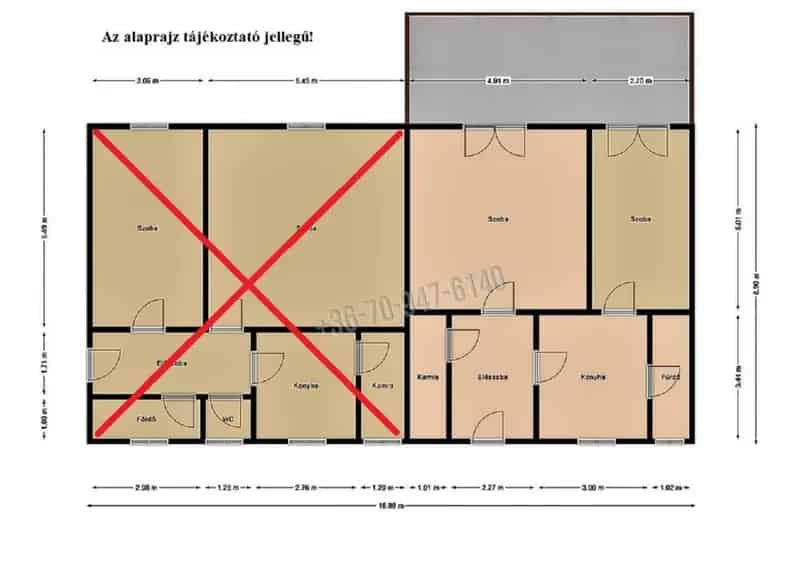 Felujitott 65 nm-es Lakas Sarkadon Epitesi Telekkel