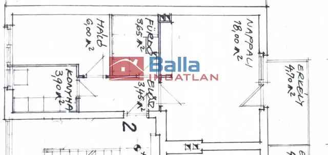 Zuglói 53nm-es 1 1 félszobás társasház eladó