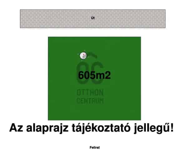 Sülysáp építési telek eladó 605m2